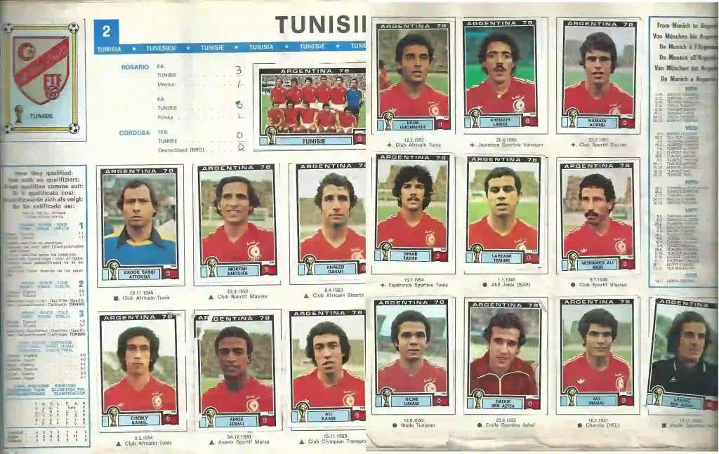 tunisia first time participating at 1978 world cup