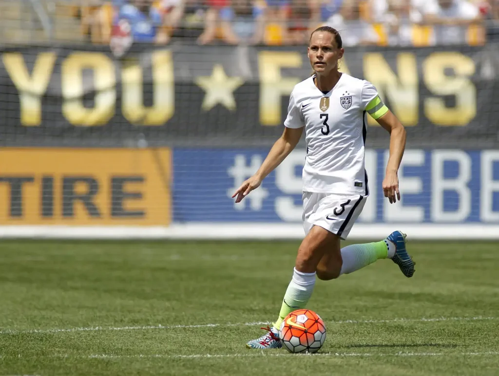 christine pearce playing for US National Team