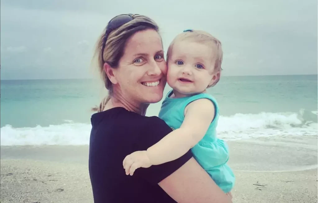 erica dambach with her daughter