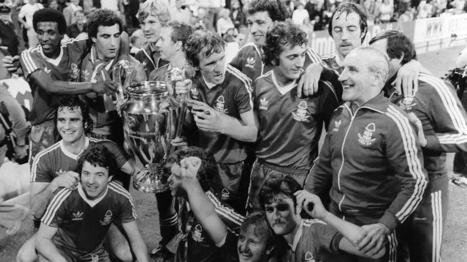 European Cup winners 1979 and 1980 Nottingham Forest
