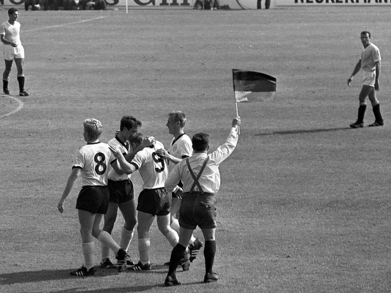 West Germany 4 - Uruguay 0