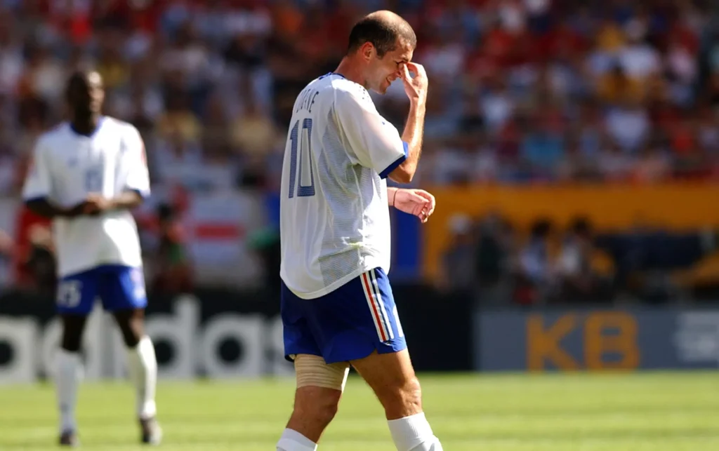 Zinedane Zidane Frustrated At World Cup 2002