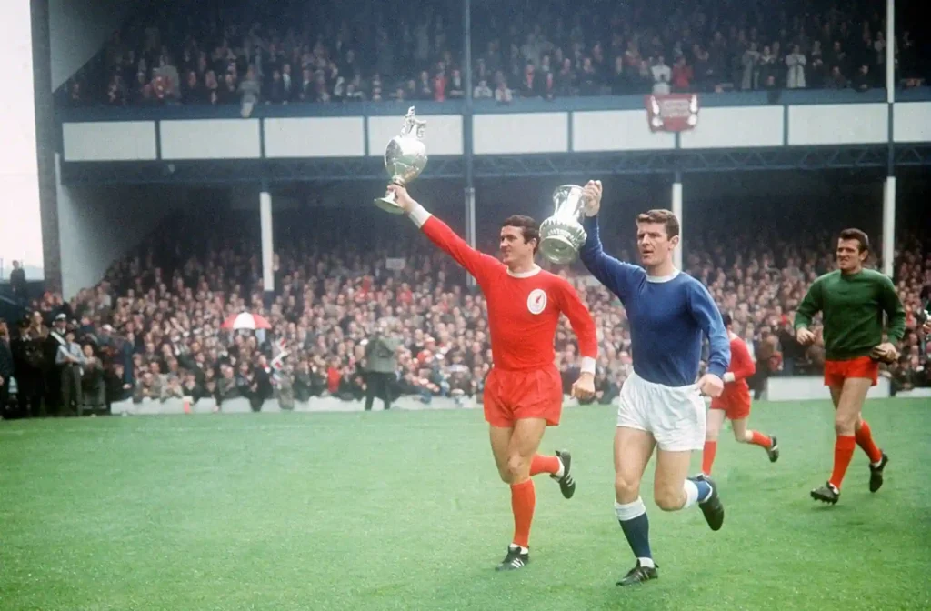 everton vs liverpool charity shield 1966