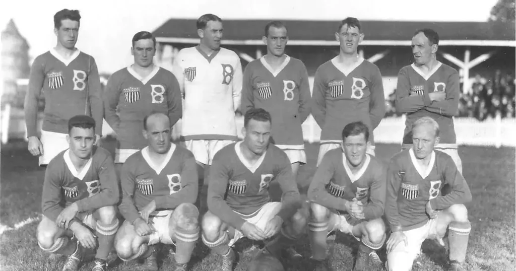 Archibald MacPherson Stark playing for Bethlehem Steel