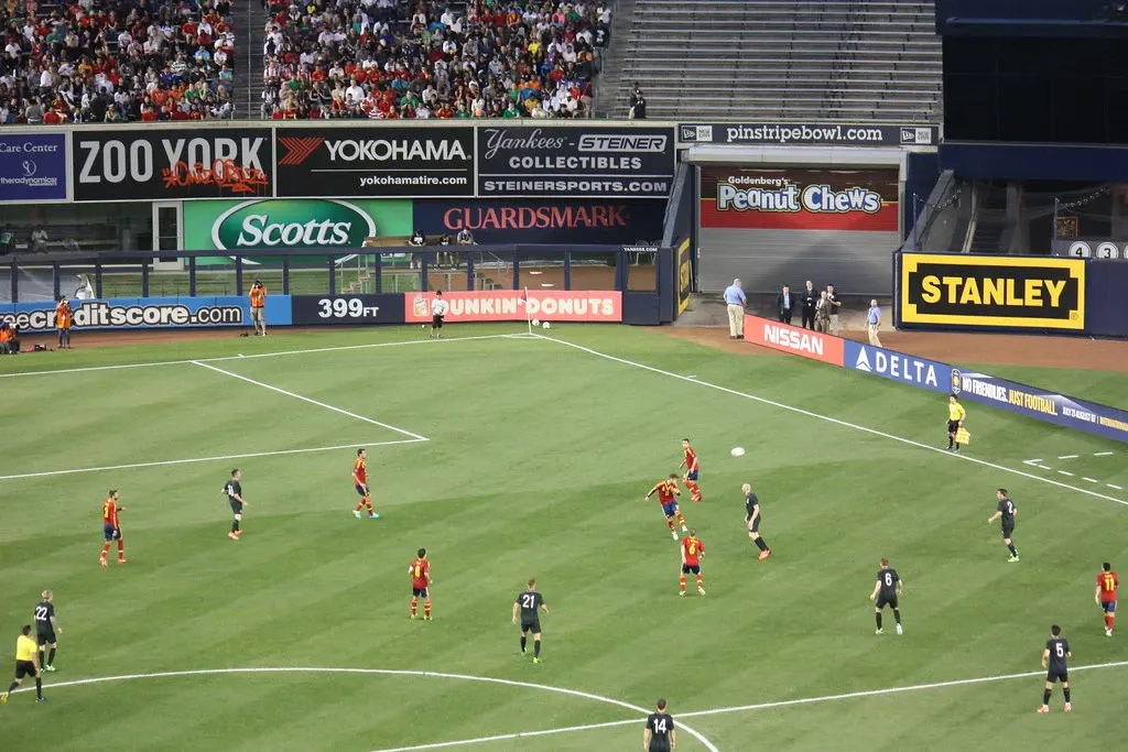 Spain beat Ireland at Yankee stadium soccer venue