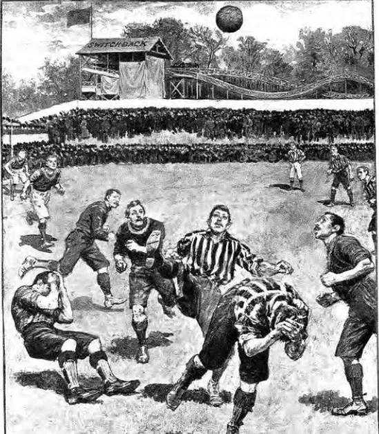 drawing of 1895 fa cup final